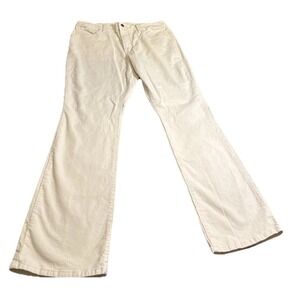 Levi's 725 High Rise Bootcut Corduroy Pants W33 L32 Cream Ivory
